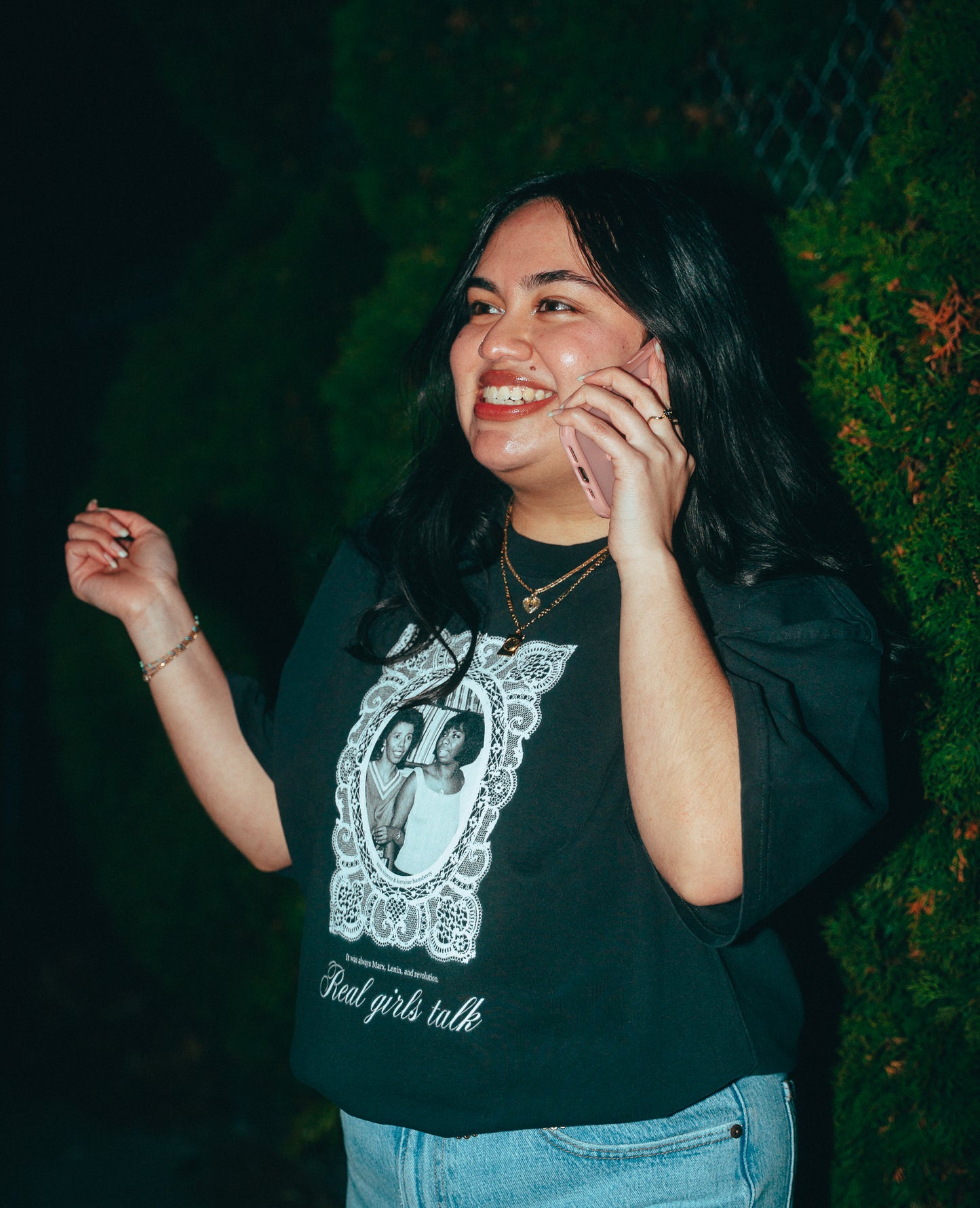 Real Girls Talk | Oversized Faded T-shirt