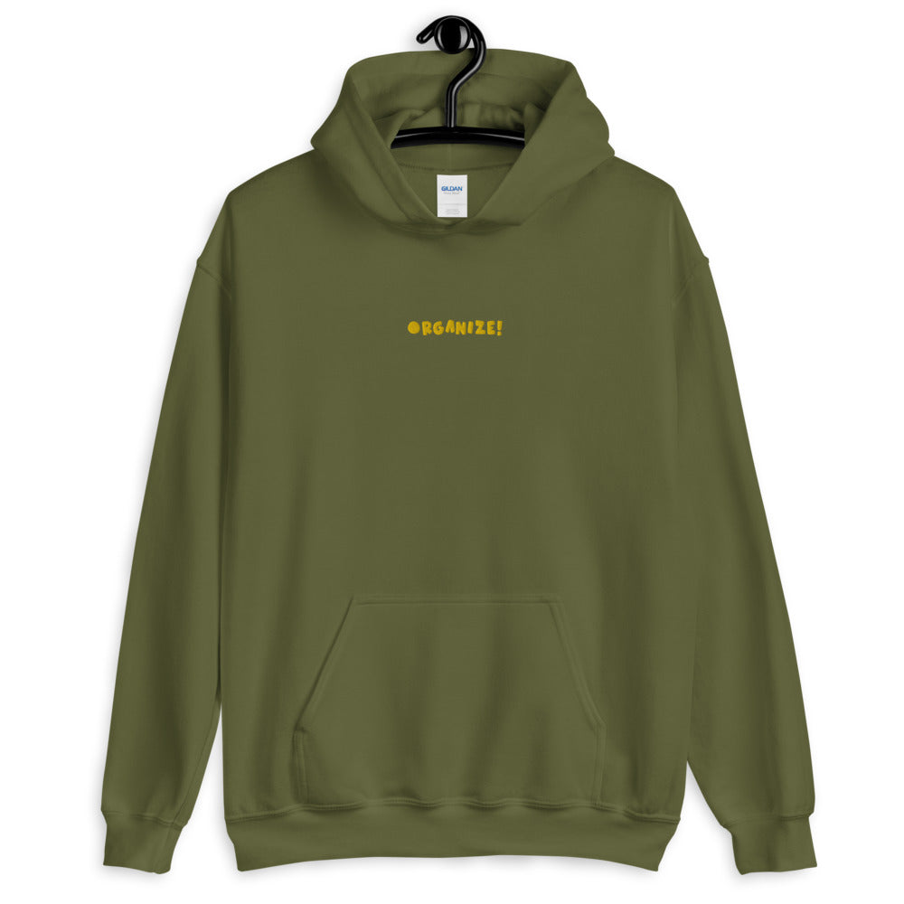 ORGANIZE! | Embroidered Hoodie