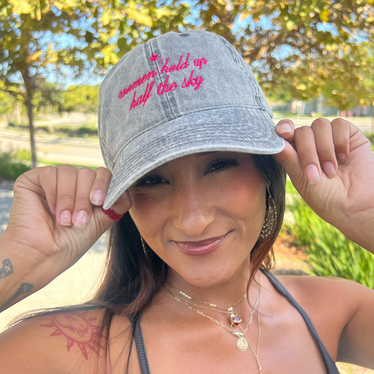 Women Hold Up Half the Sky | Vintage Cotton Twill Cap
