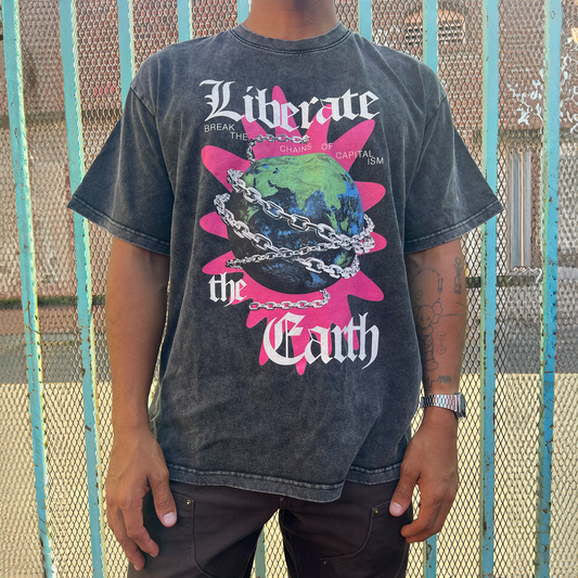 Liberate the Earth | Oversized Cotton T-Shirt