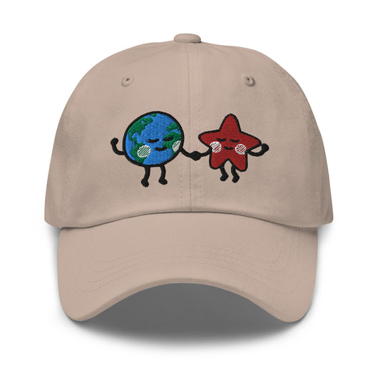 For A Happy Planet, Choose Socialism | Dad Hat