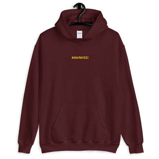 ORGANIZE! | Embroidered Hoodie